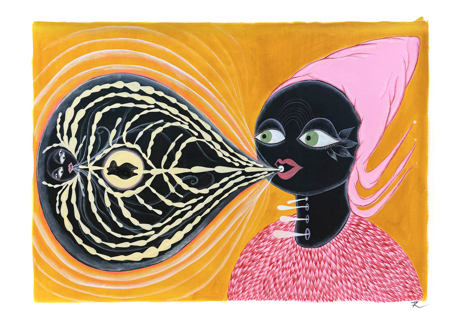 'Bone-Dance and the Impossible Sound' Print by Rithika Pandey x Matthew Herbert