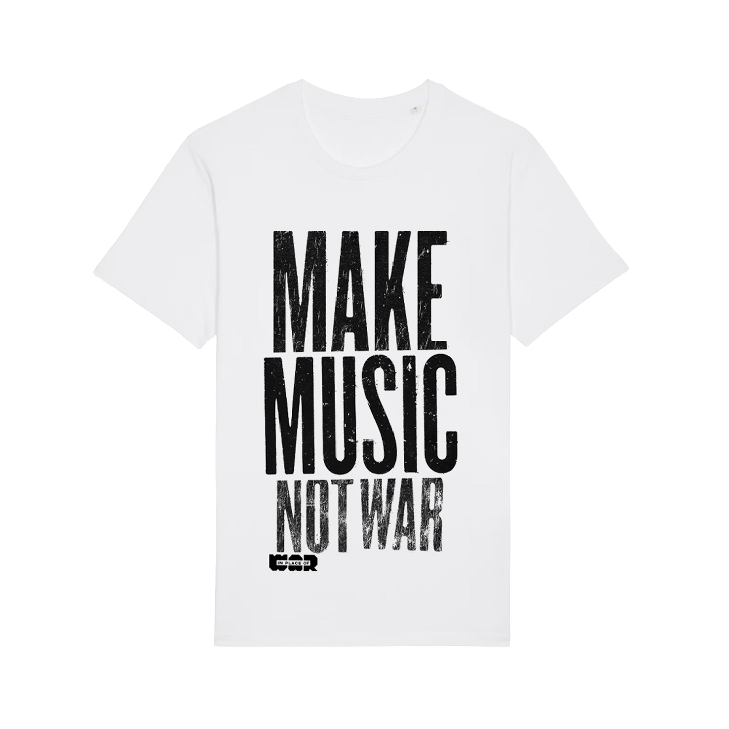 'Make Music Not War' White T-Shirt