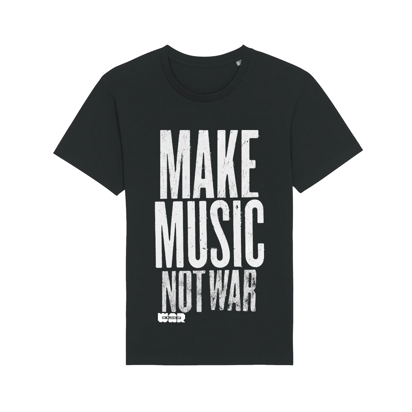 'Make Music Not War' Black T-Shirt
