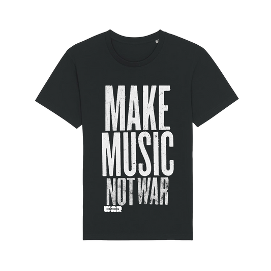'Make Music Not War' Black T-Shirt