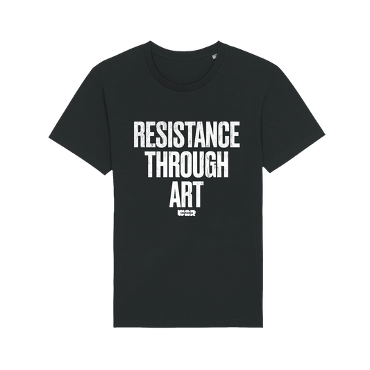'Resistance Through Art' Black T-Shirt