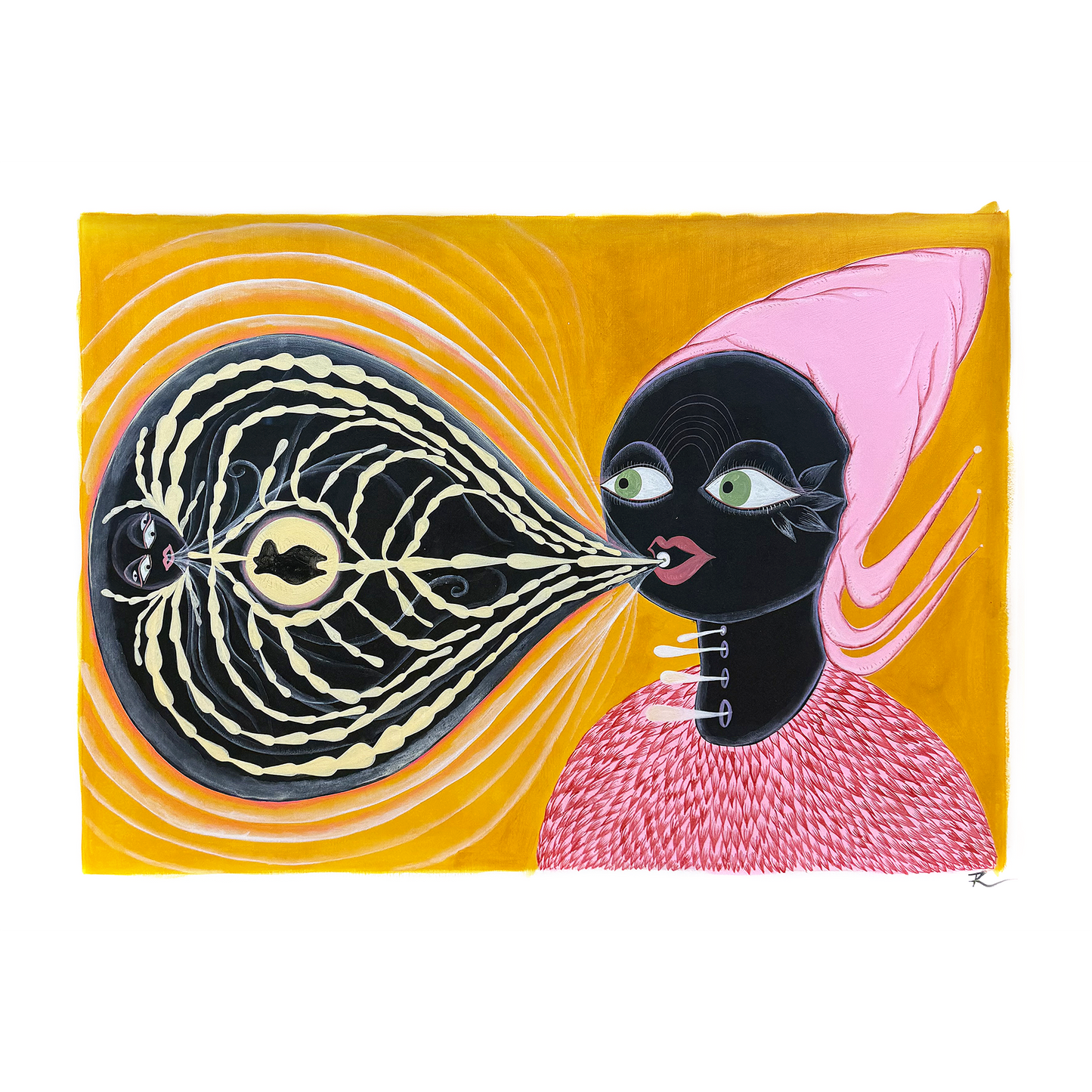 'Bone-Dance and the Impossible Sound' Print by Rithika Pandey x Matthew Herbert